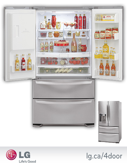 LG 4 Door Refrigerators